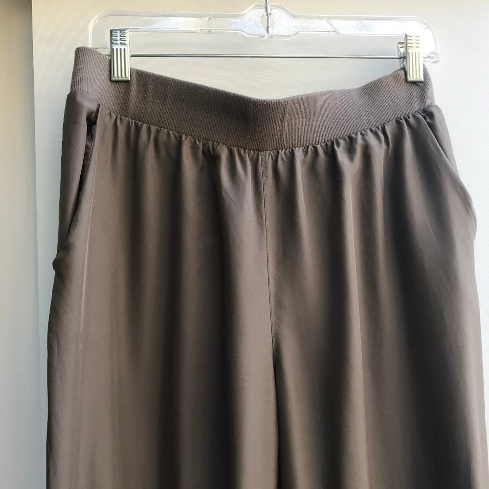 Club Monaco Sz S 100% Silk Jogger Pants